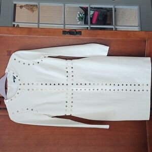 Gianni Bini Cream Studded Dress